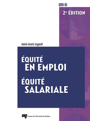 cover image of Équité en emploi--Équité salariale, 2e édition